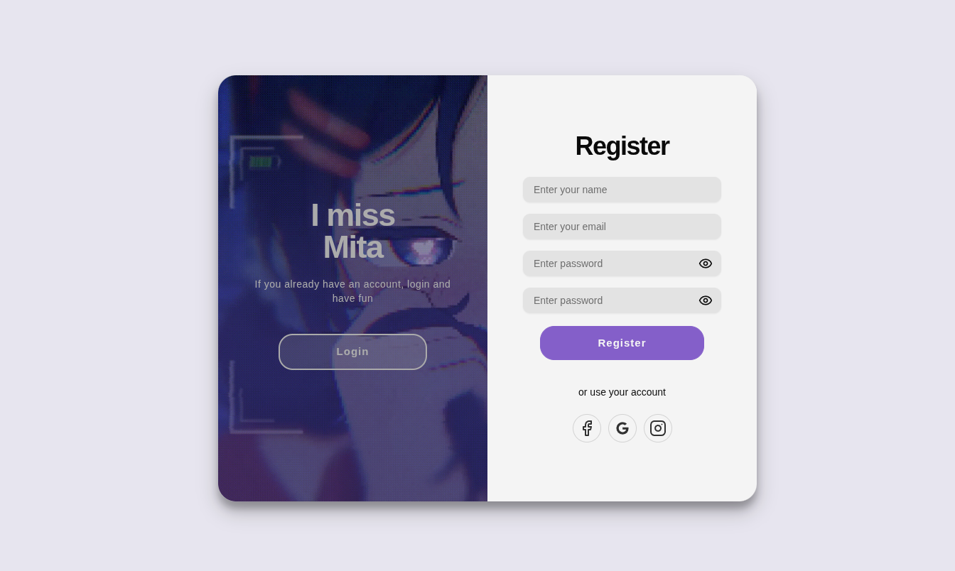 Register & Auth App